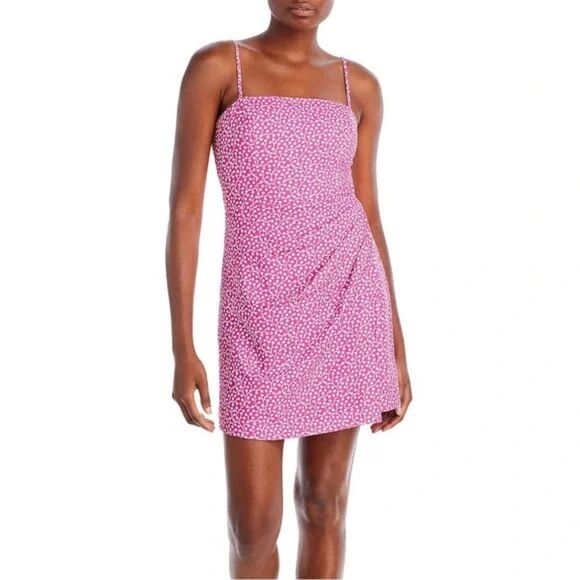 French Connection Dresses & Skirts - French Connection - Wild Rose Pink Strappy Mini Dress – Size 0 – NWT
